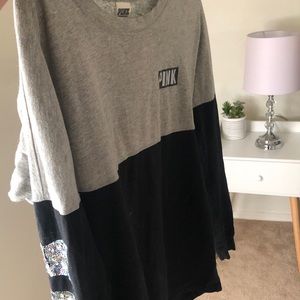 VS Pink Bling varsity top